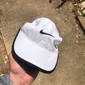 Nike athletic hat.